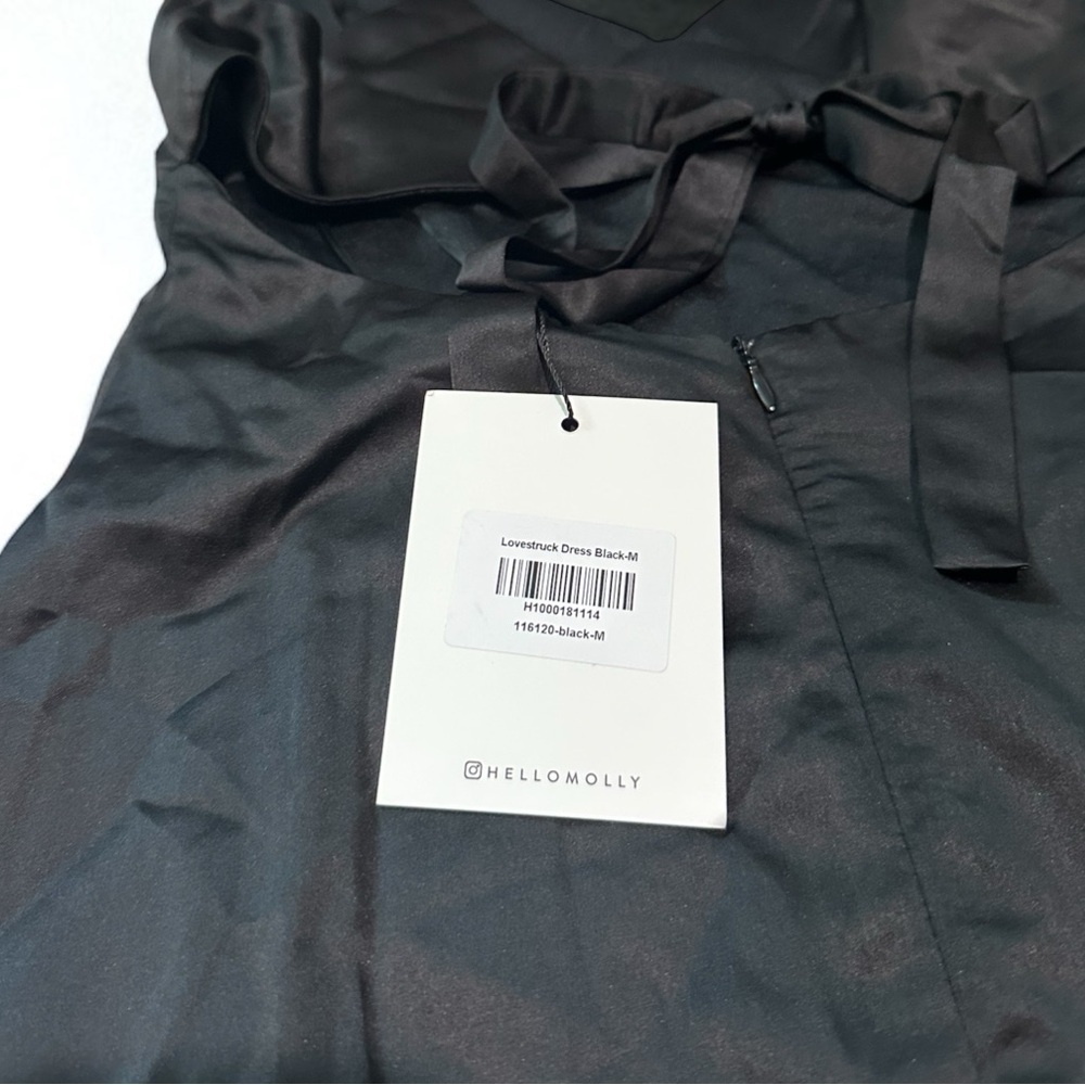 NWT Lovestruck Dress Black Medium Mini - Picture 5 of 15